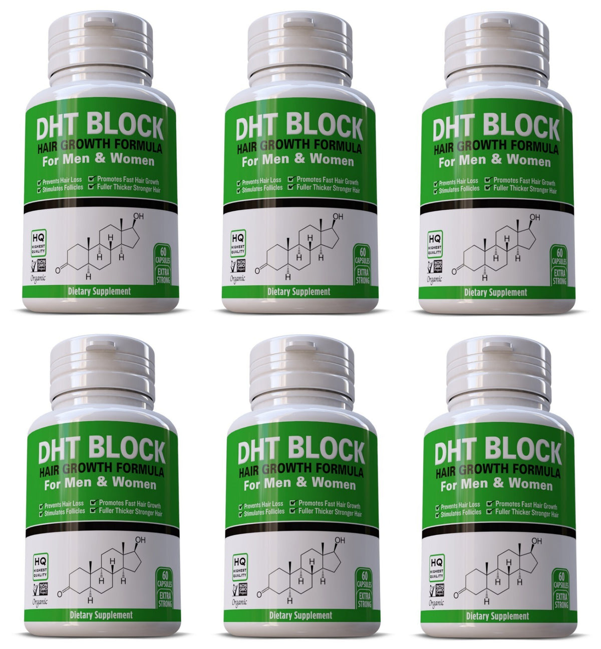 DHT Blocker Hair Growth Supplement - 60 Capsules