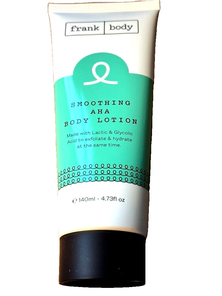 FRANK BODY Smoothing AHA Lotion - Exfoliate Hydrate FULL SIZE 4.73oz