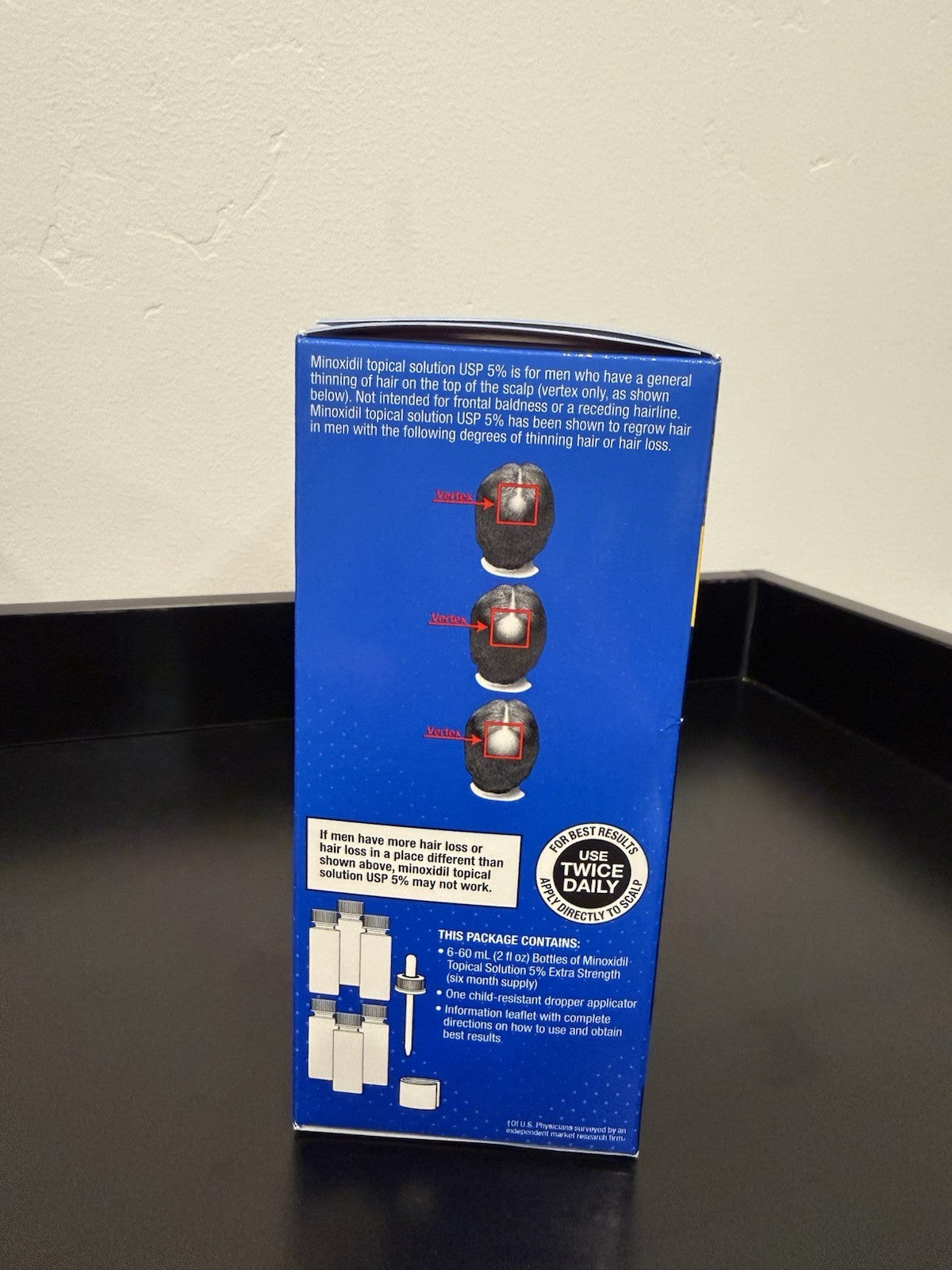 Minoxidil 5% Extra Strength Men Hair Regrowth - 6 Month Supply