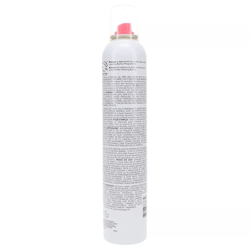 Matrix Biolage Freeze Fix Hair Spray 10 oz Humidity Resistant Strong Hold