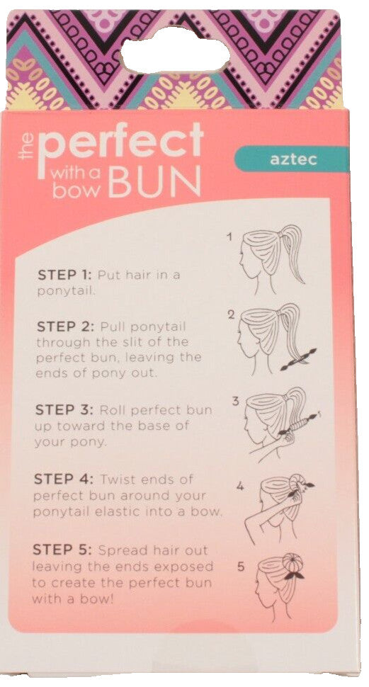 Remington The PERFECT BUN With a Bow Hair Styling Accessory New In Box