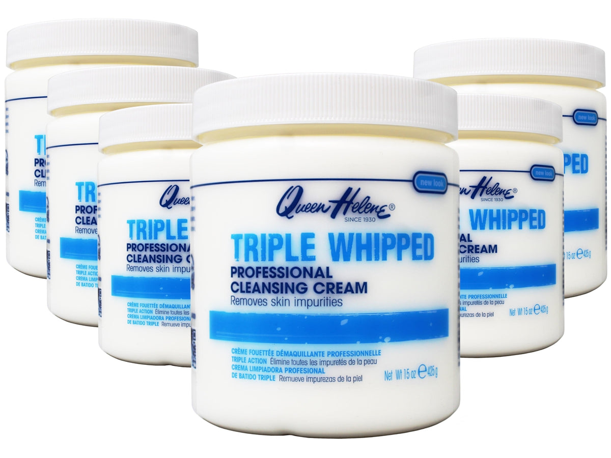 Queen Helene Cleansing Cream Triple Whipped 15 Oz for Skin Impurities Removal