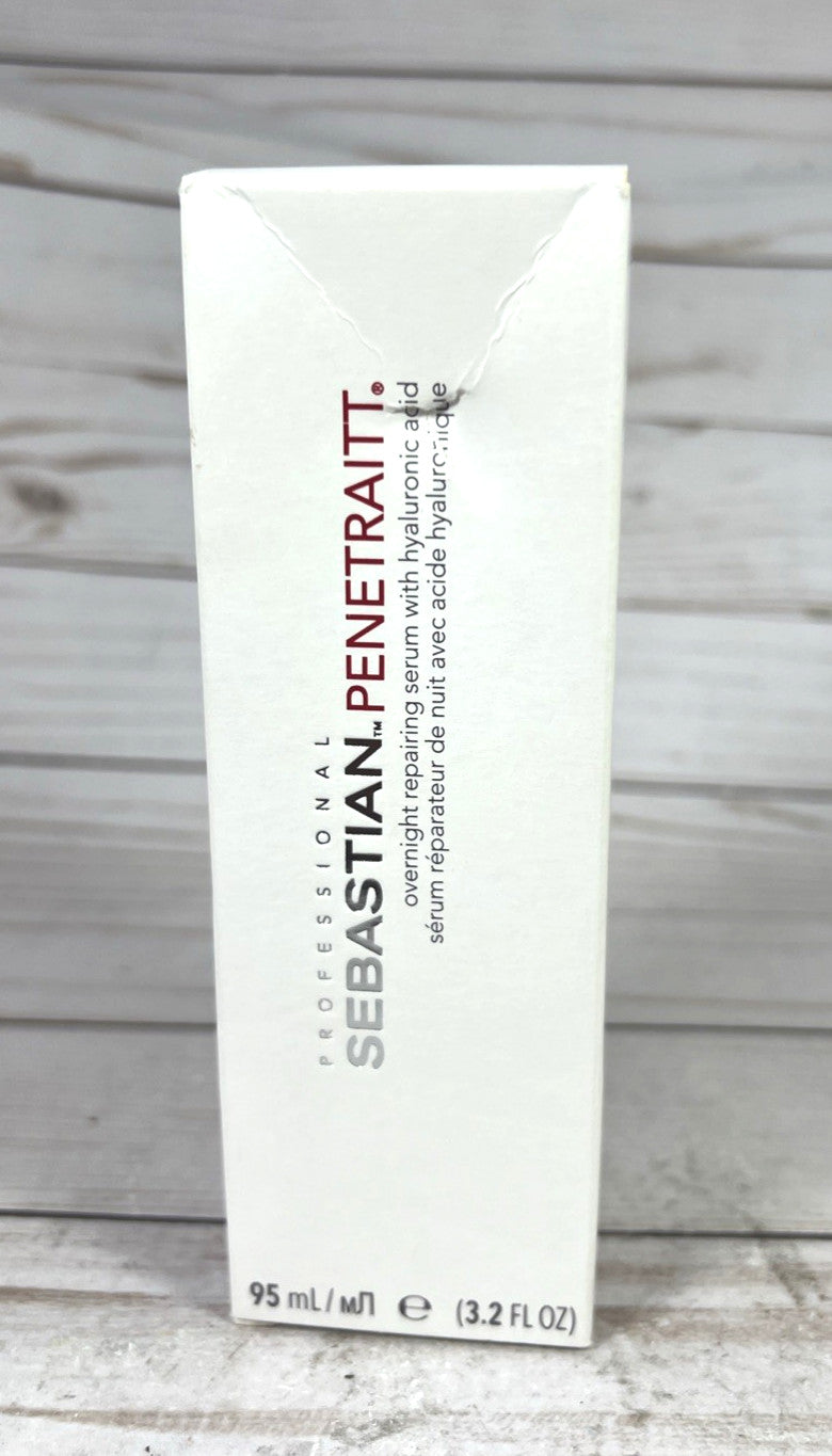 Sebastian Penetraitt Overnight Hair Repair Serum with Hyaluronic Acid 3.2oz