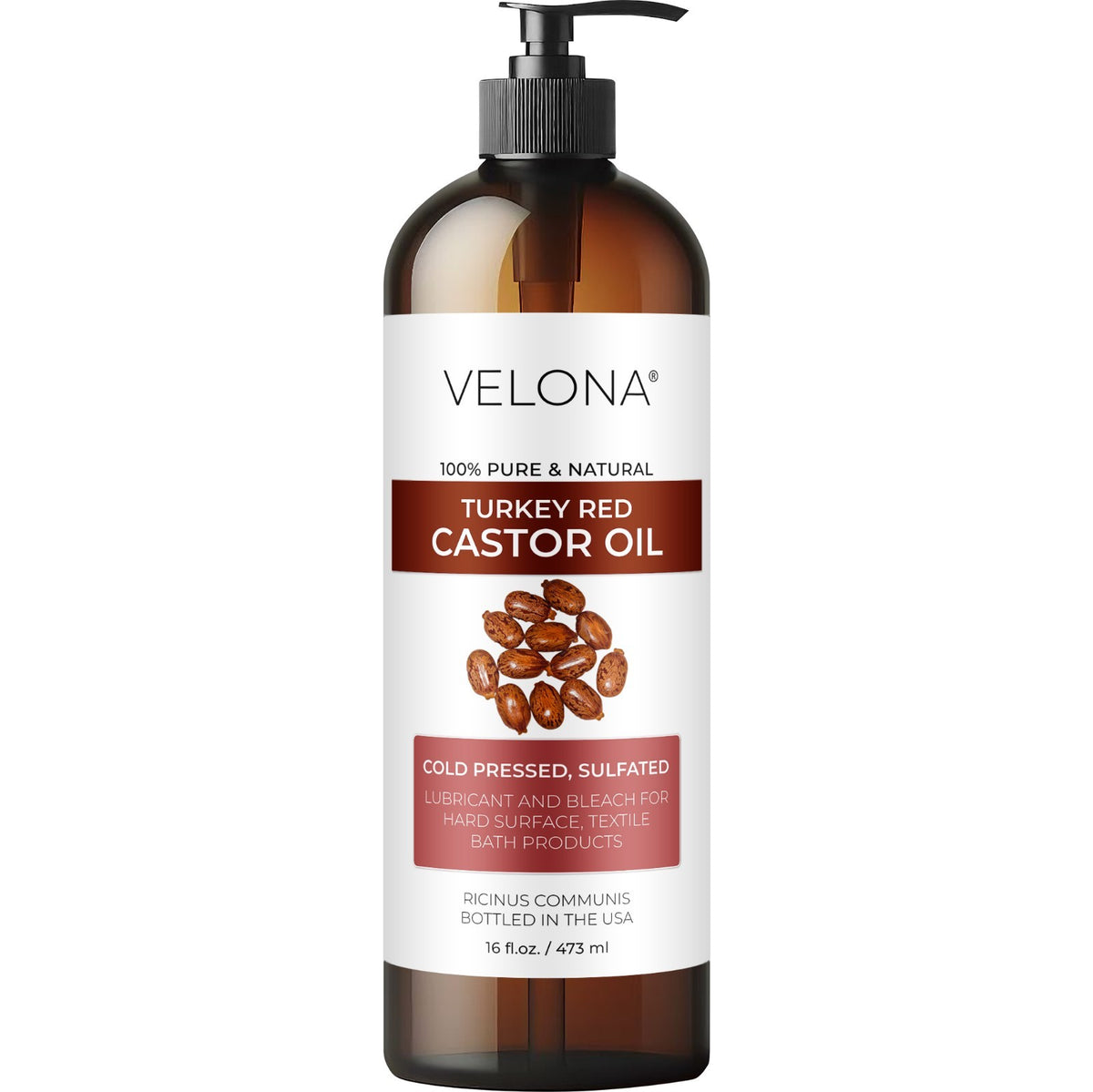 Castor Oil Turkey Red - 16 fl oz | Pure Cold Pressed