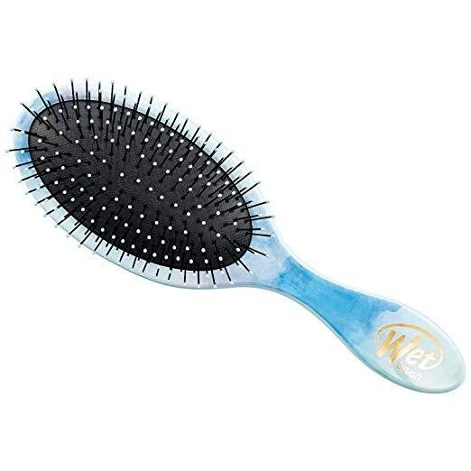 Wet Brush Detangler Water Color Quotes - Hustle Hairbrush for Wet Hair, Tangle-Free Styling