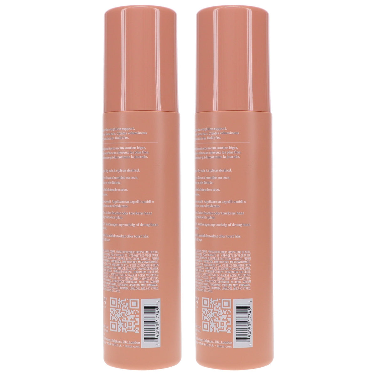 L'ANZA Healing Volume Zero Weight Gel - 6.8 oz, Pack of 2 for Hair Volume & Shine