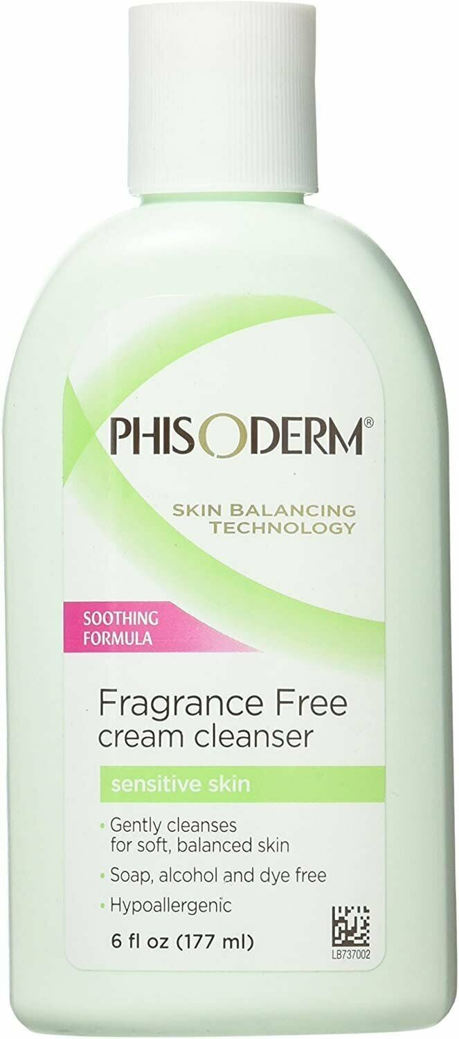 Gentle Sensitive Skin Cream Cleanser - Fragrance Free & Alcohol Free, 6oz Pack of 6