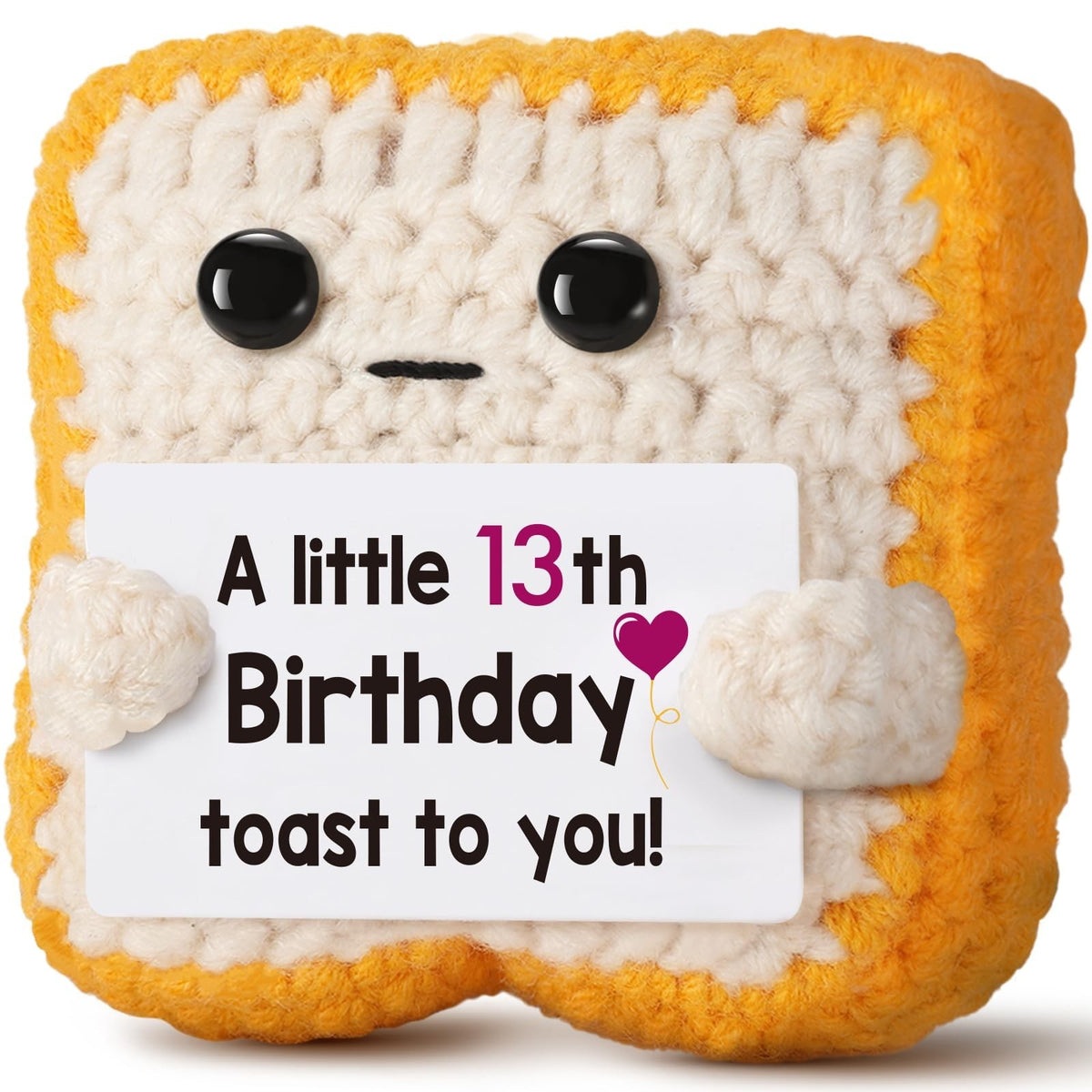 13th Birthday Gift for Girls & Boys Neon Toast Sign - Funny Keepsake Decor