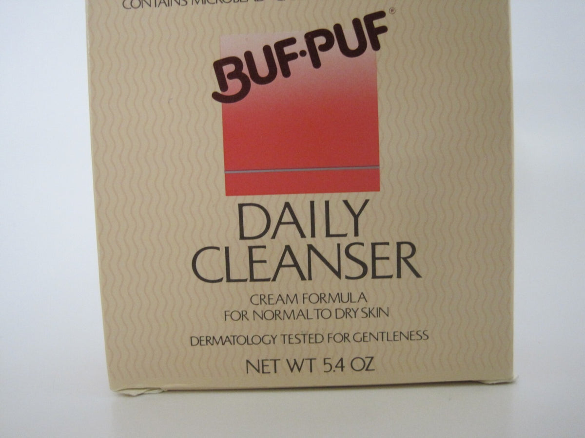 BUF-PUF Daily Cleanser Normal to Dry Skin 5.4oz Pump Vintage NOS - HTF