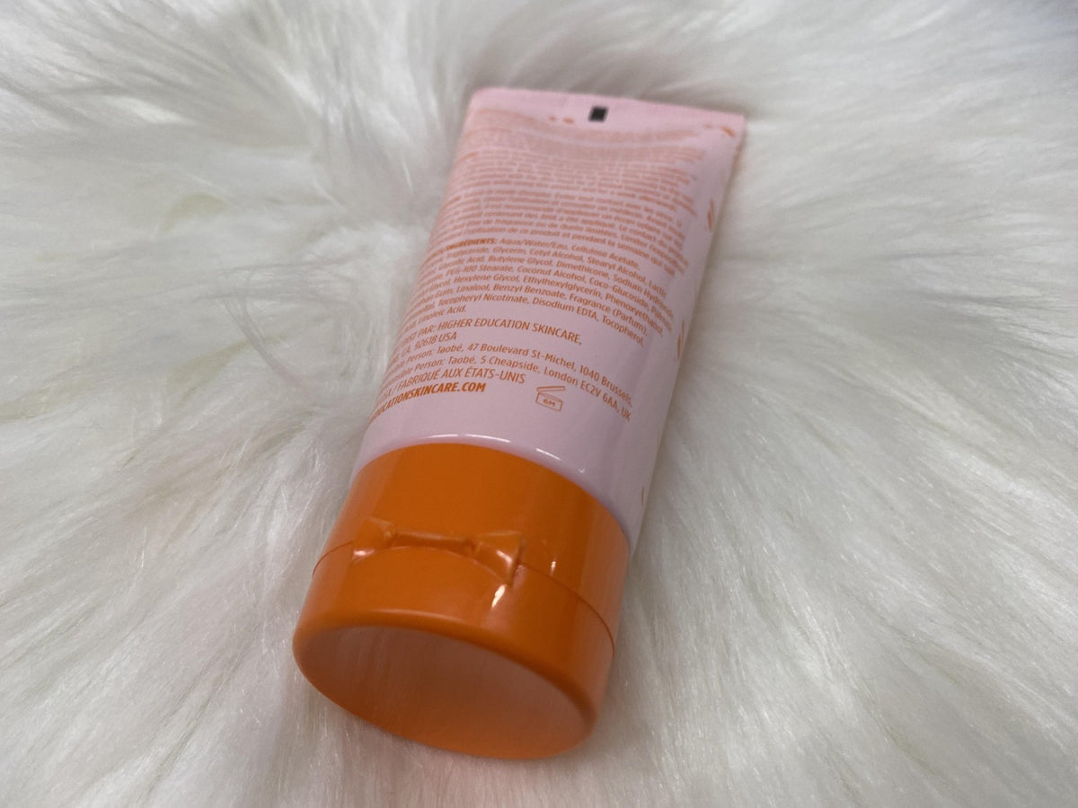 Higher Education Grinding Away Skin Polishing Scrub Face 3 Fl Oz Pink