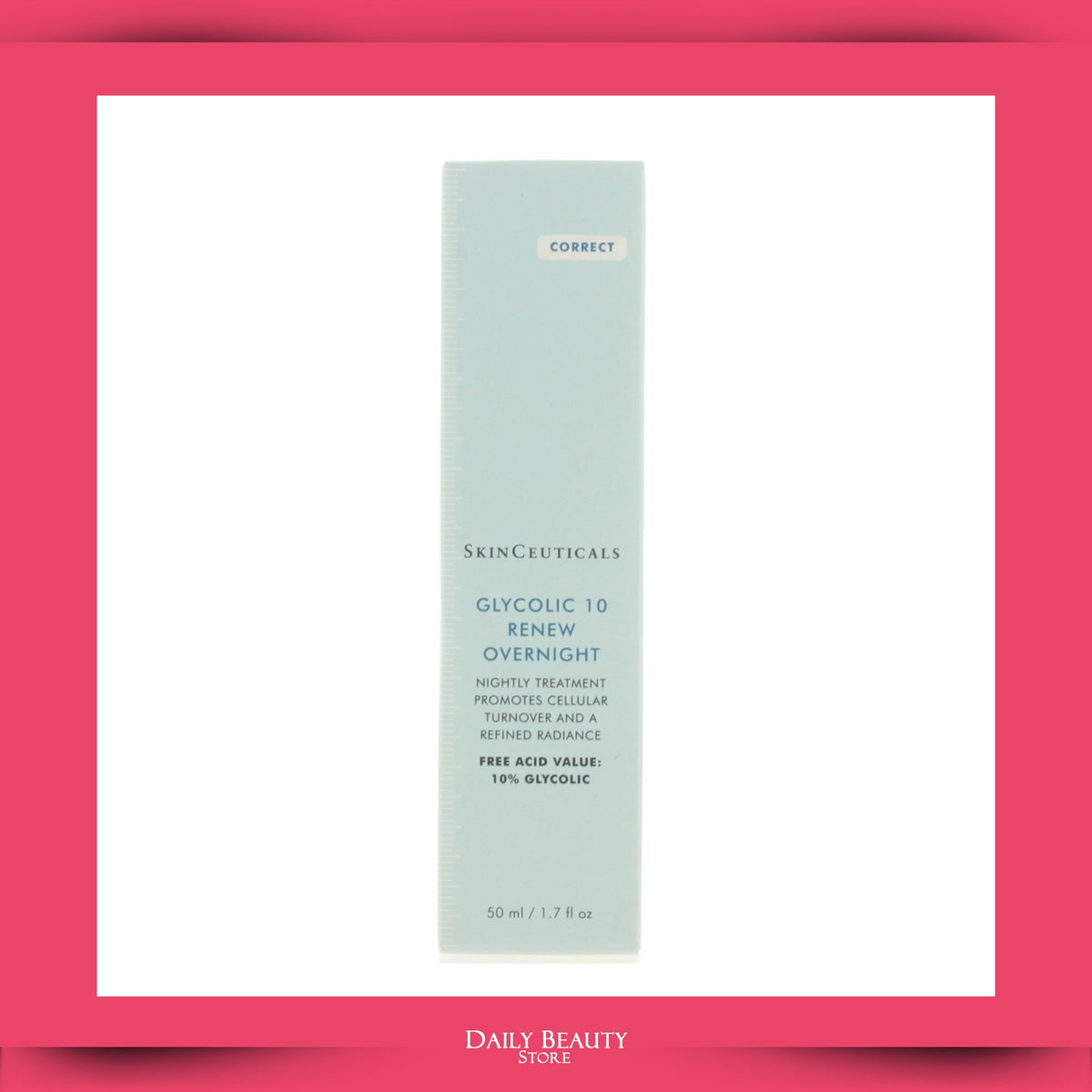 Glycolic Acid Night Cream 10% for Brightening & Skin Renewal - 50ml
