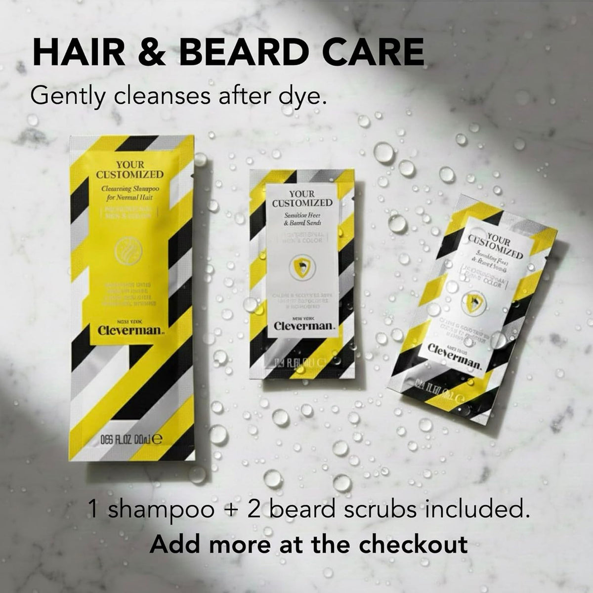 Hair and Beard Dye for Men, Medium Blond 8.01