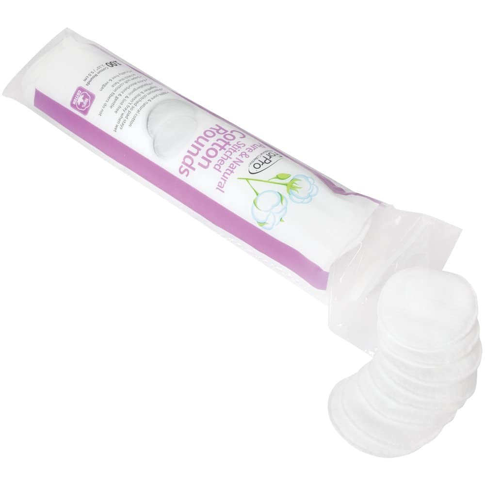 Cotton Rounds for Face & Nails - 400 Count Multi-Pack, Hypoallergenic
