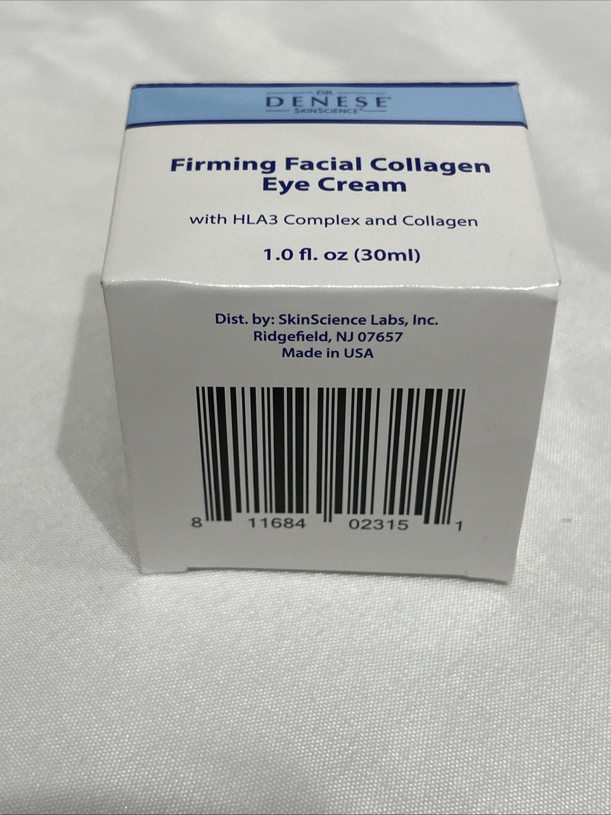 Firming Collagen Eye Cream with HLA3 Complex - 1oz Facial Skin Care
