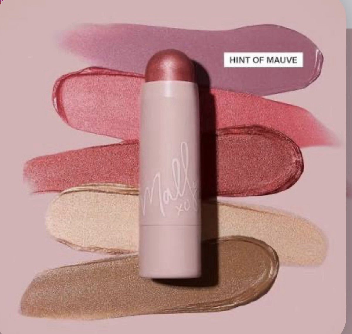 Face Highlight Stick with Mauve Shimmer for Contouring & Glow - Unisex