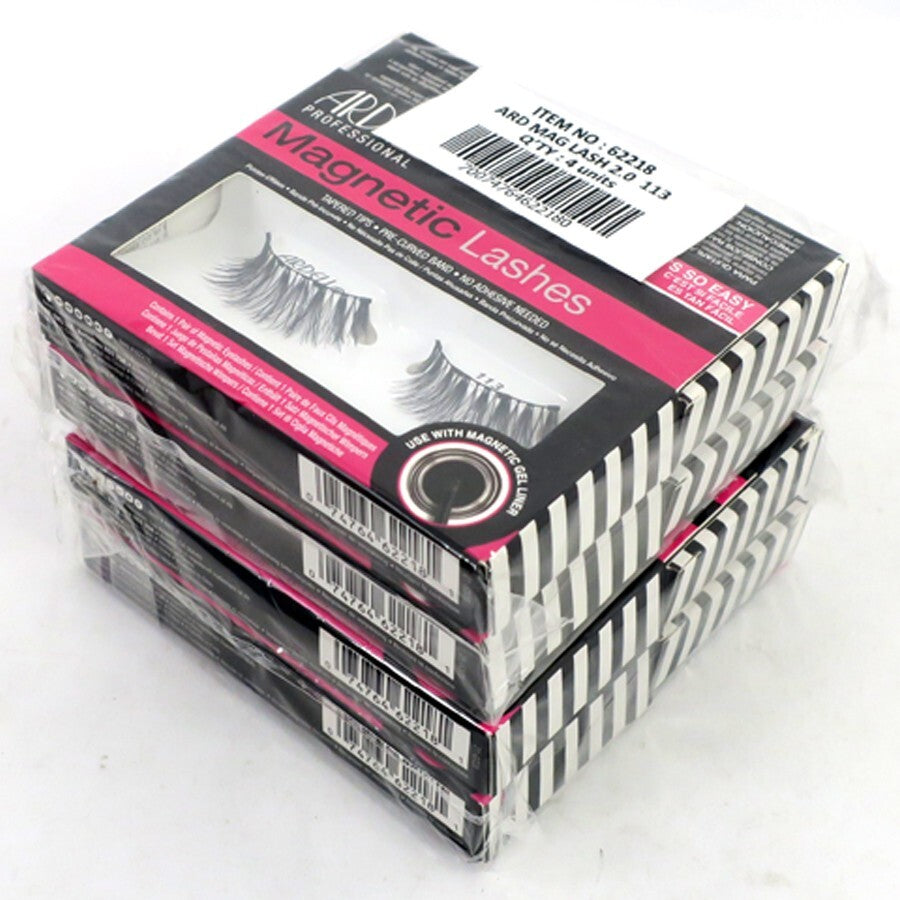 Magnetic Faux Mink Lash Singles 113 Tapered Tips - 4 Boxes