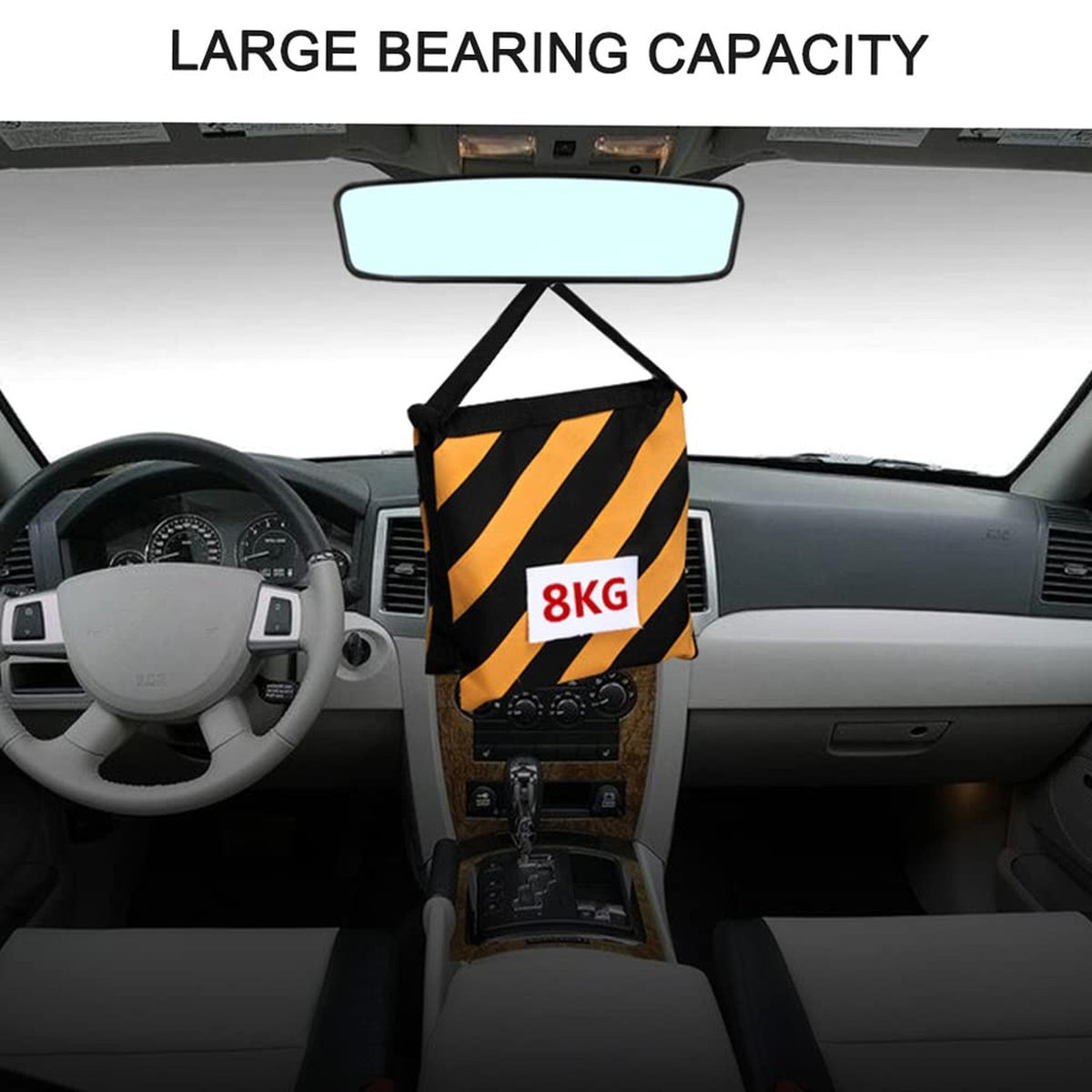 Universal Car Rear View Mirror with Suction Cup, Wide Vision, Shockproof