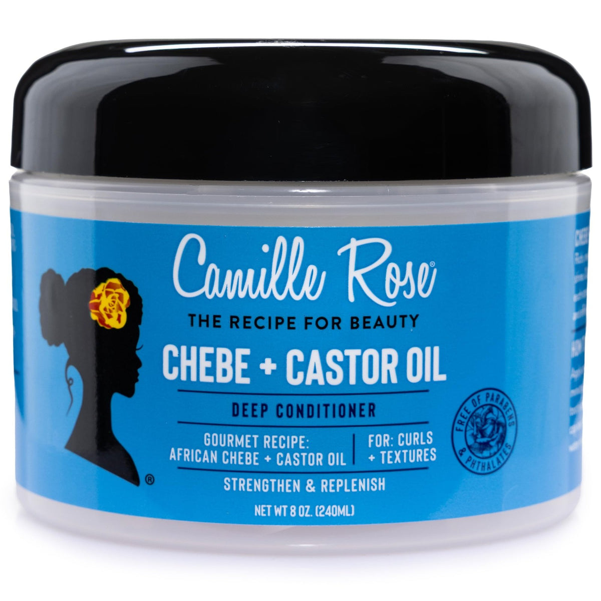 Deep Conditioner for Dry Damaged Hair with Black Castor Oil & Chebe - Nourishing Hair Treatment