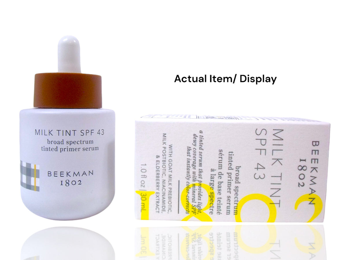 Tinted Primer Serum SPF 43 Deep Shade - Mineral Sun Protection & Skin Care