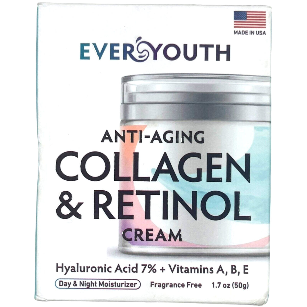 Collagen Retinol Face Moisturizer with Hyaluronic Acid - Anti-Aging Skin Care