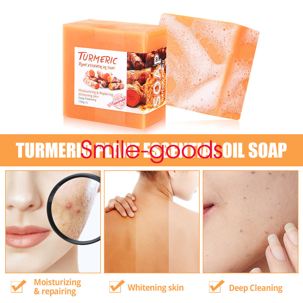 Turmeric Soap for Whitening & Acne Treatment - Natural Brightening 100g