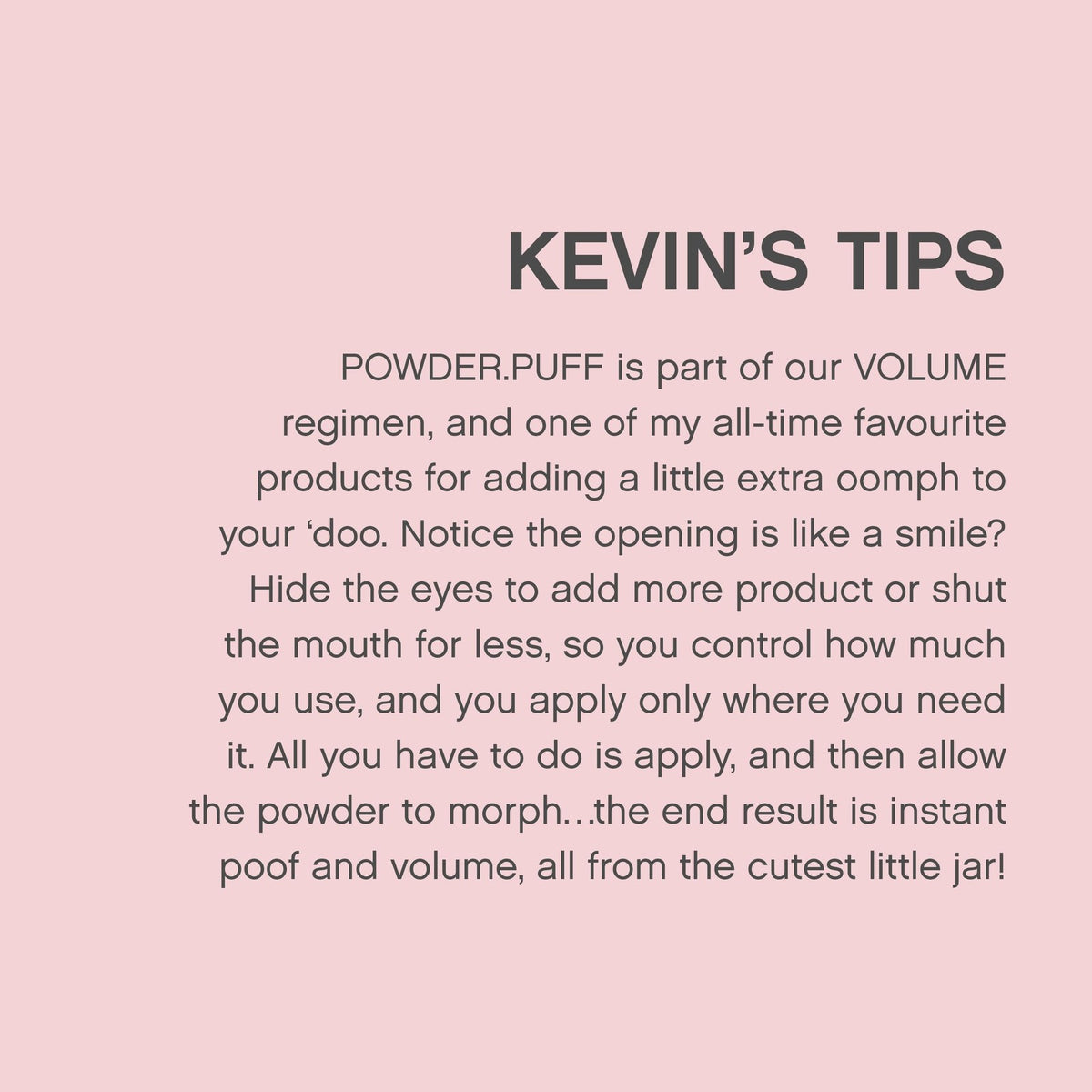Kevin Murphy Volumising Hair Powder Puff - Sulphate & Paraben Free, 0.5 Ounce