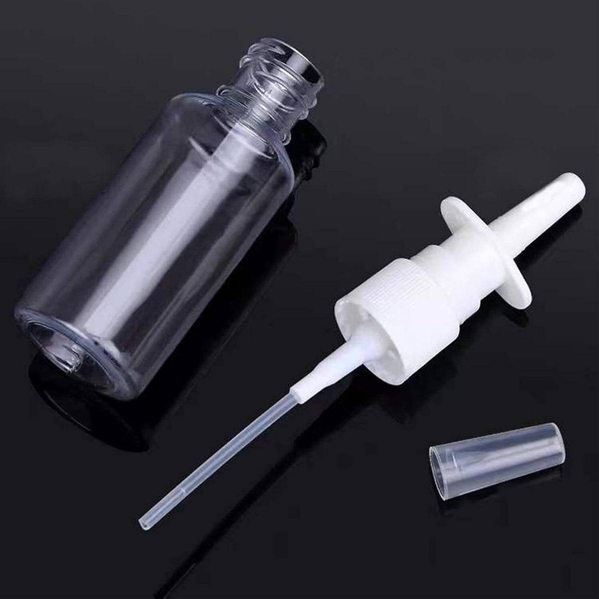 3 Pack Reusable Nasal Spray Bottles - Mist Spray, Leak-Proof, 10ml
