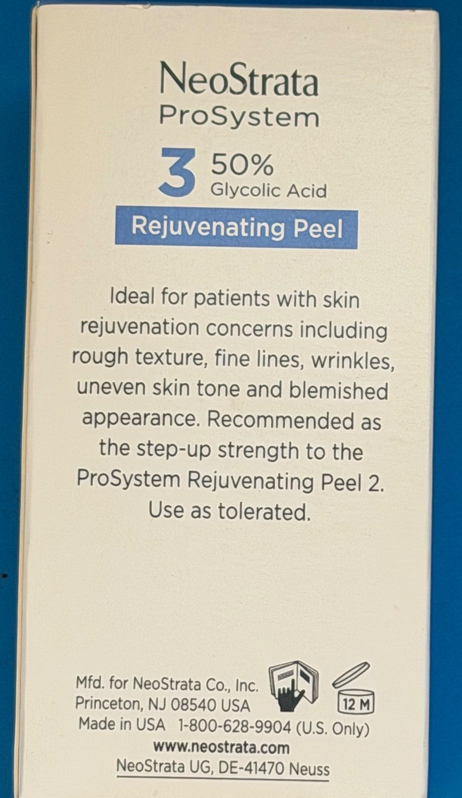 Neostrata Rejuvenating Peel 3 - 50% Glycolic Acid Peel 1 oz