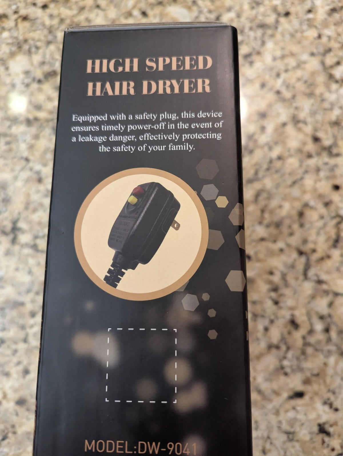 Ultra High Speed Hair Dryer 110000RPM Ionic BLDC Styling Tool - Black