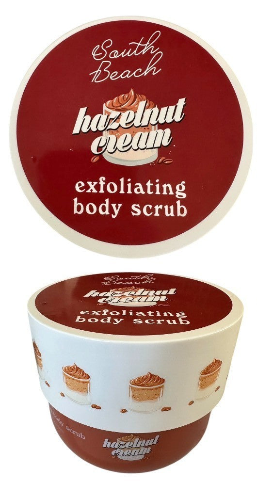 South Beach HAZELNUT CREAM Exfoliating Body Scrub - 25 oz