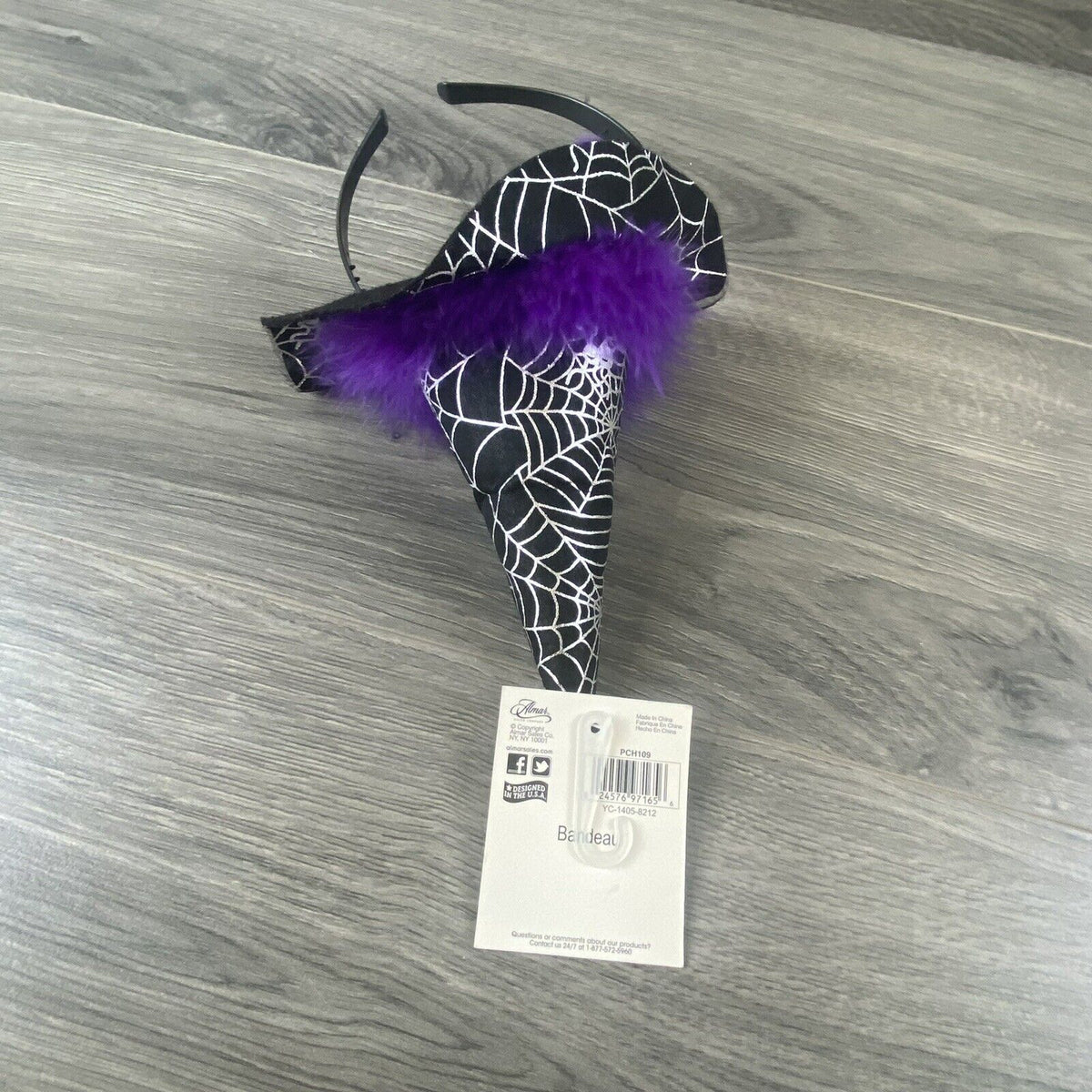 Witch Hat Spider Headband Halloween Cosplay Costume Accessory Dress Up