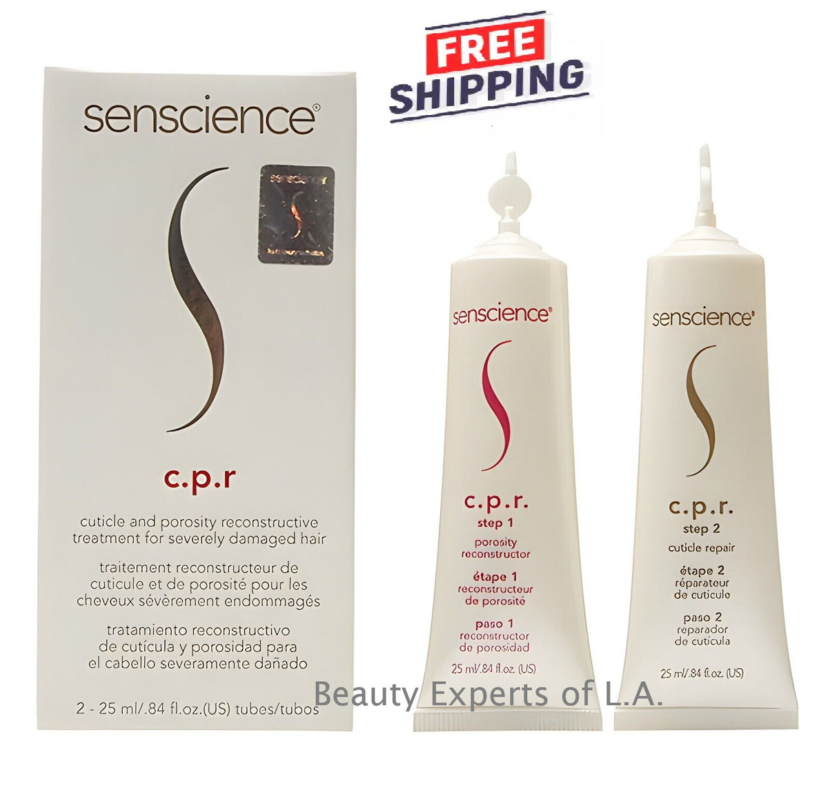 Hair Repair Treatment Step 1 & 2 - Reconstructs Damaged Hair 0.84oz