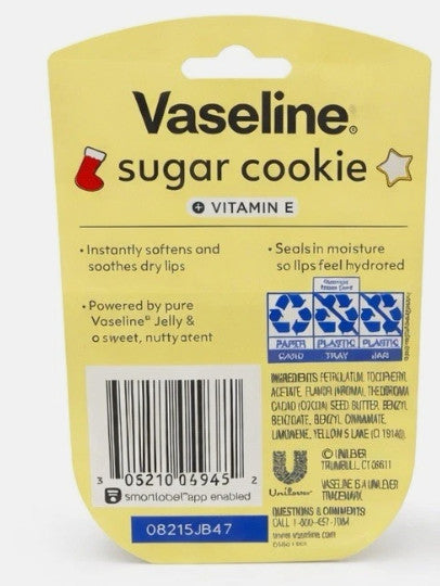 Vaseline Lip Therapy Sugar Cookie Lip Balm Set - Vitamin E Limited Edition