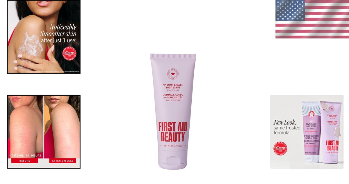 Sensitive Skin Approved KP Bump Eraser: 10% AHA Exfoliating Scrub 2 oz
