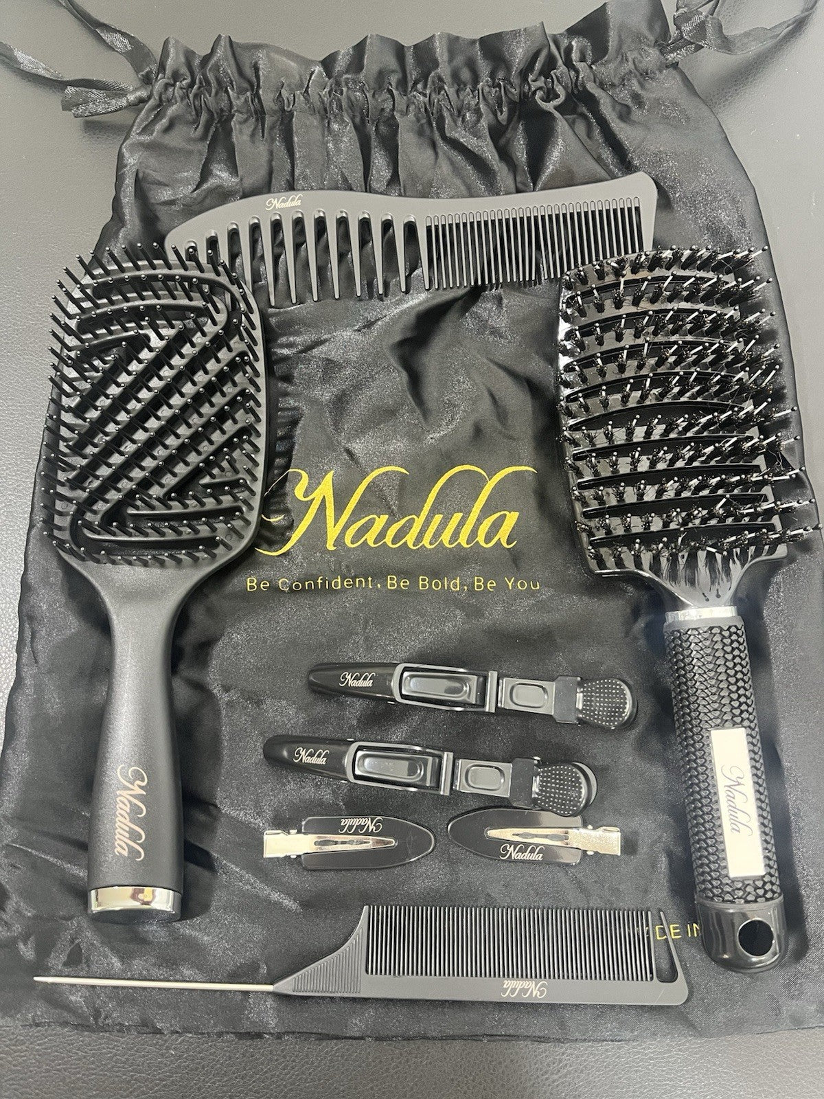 Nadula Hair Brush Comb Kit - Hair Care Accessories for Styling