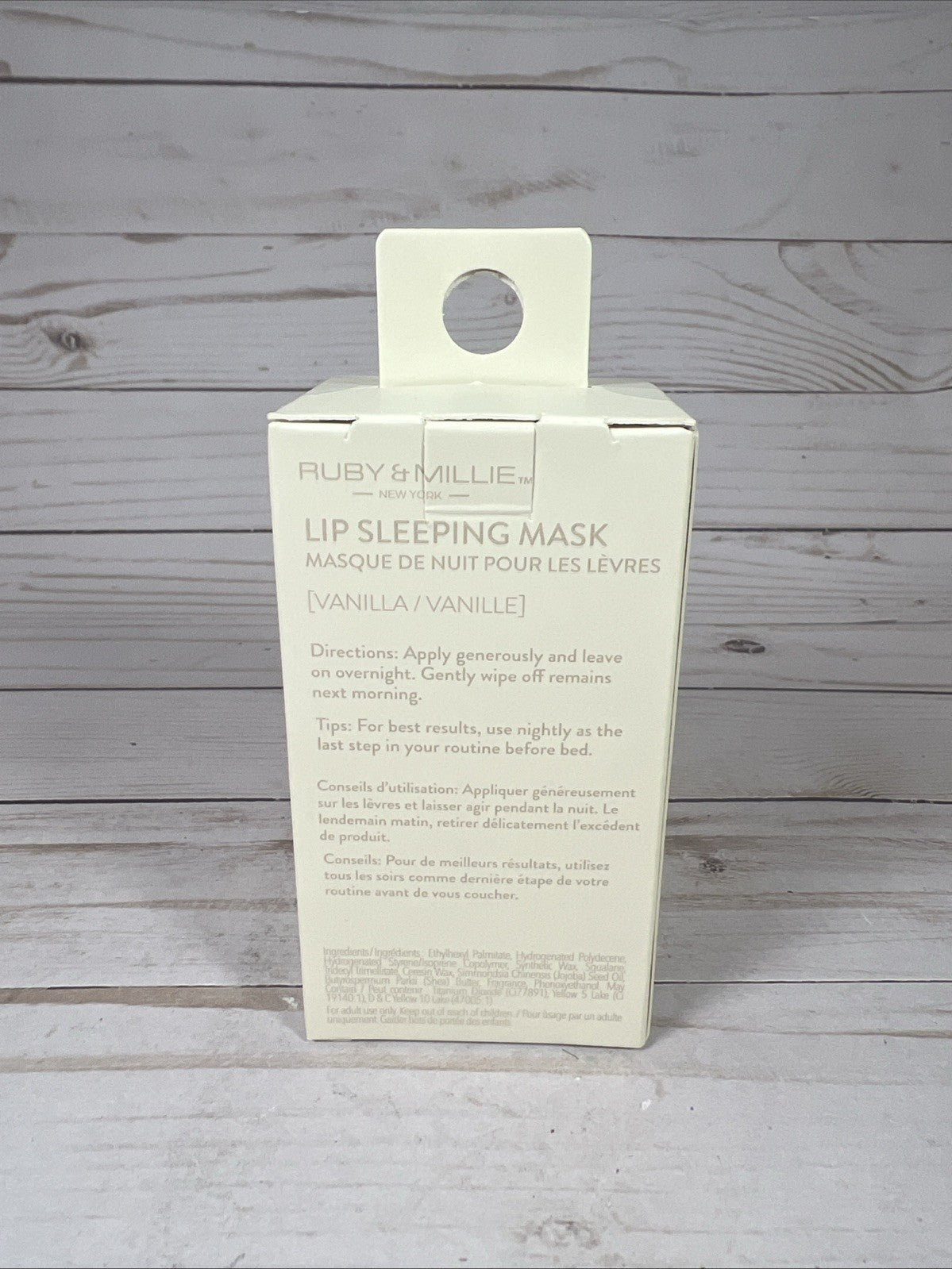 Vanilla Lip Sleeping Mask with Spatula - Hydrating & Nourishing 0.7oz