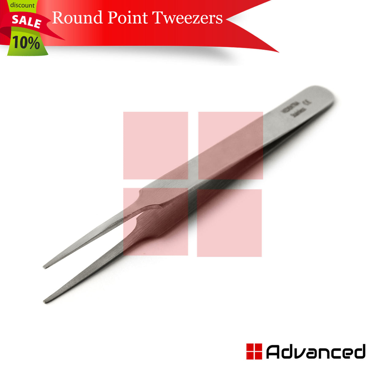 Eyelash Extension Tweezers Set of 3 - Stainless Steel Lash Grooming Tools