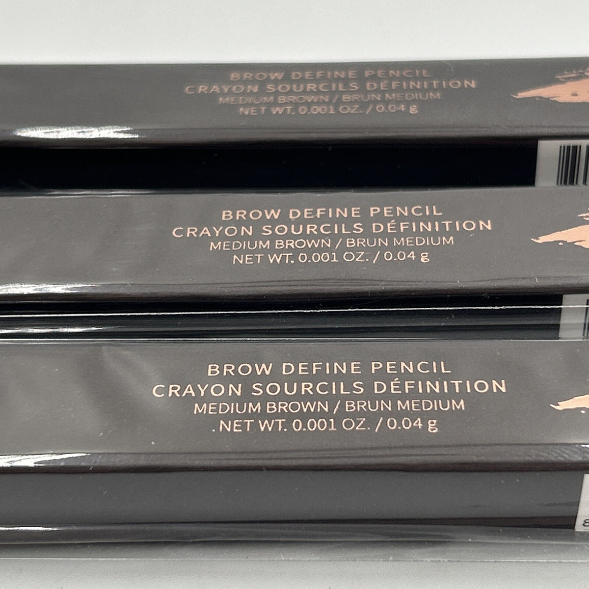Design Define Brow Definer Pencils – Medium Brown, 3-Pack