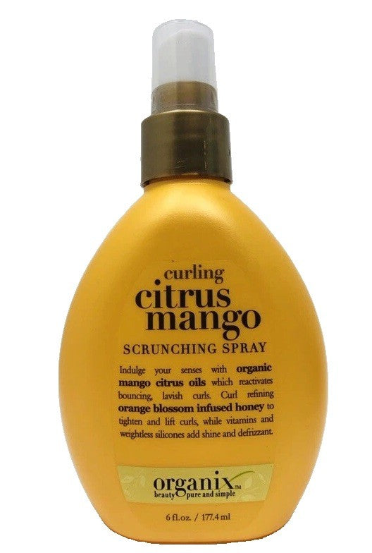 Citrus Mango Hair Styling Spray for Curling & Frizz Control - 6 fl oz