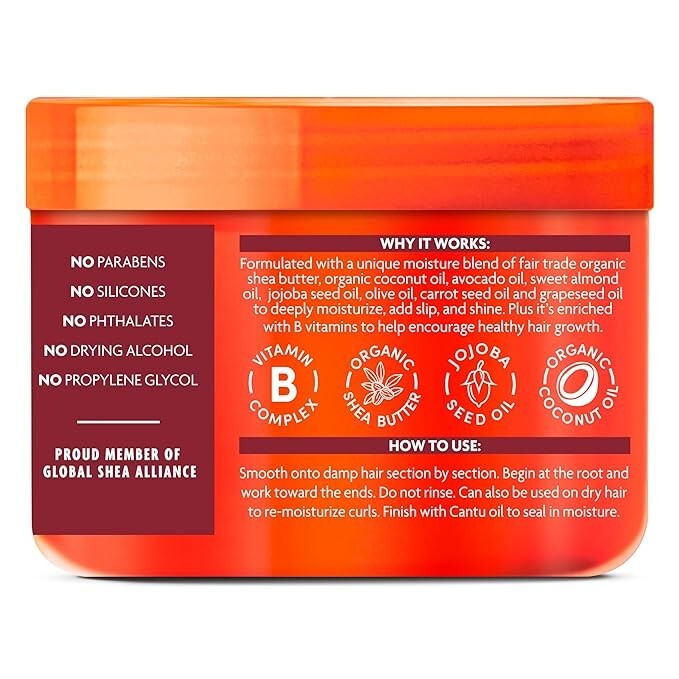 Cantu Coconut Curling Cream with Shea Butter for Natural Hair - 12 oz