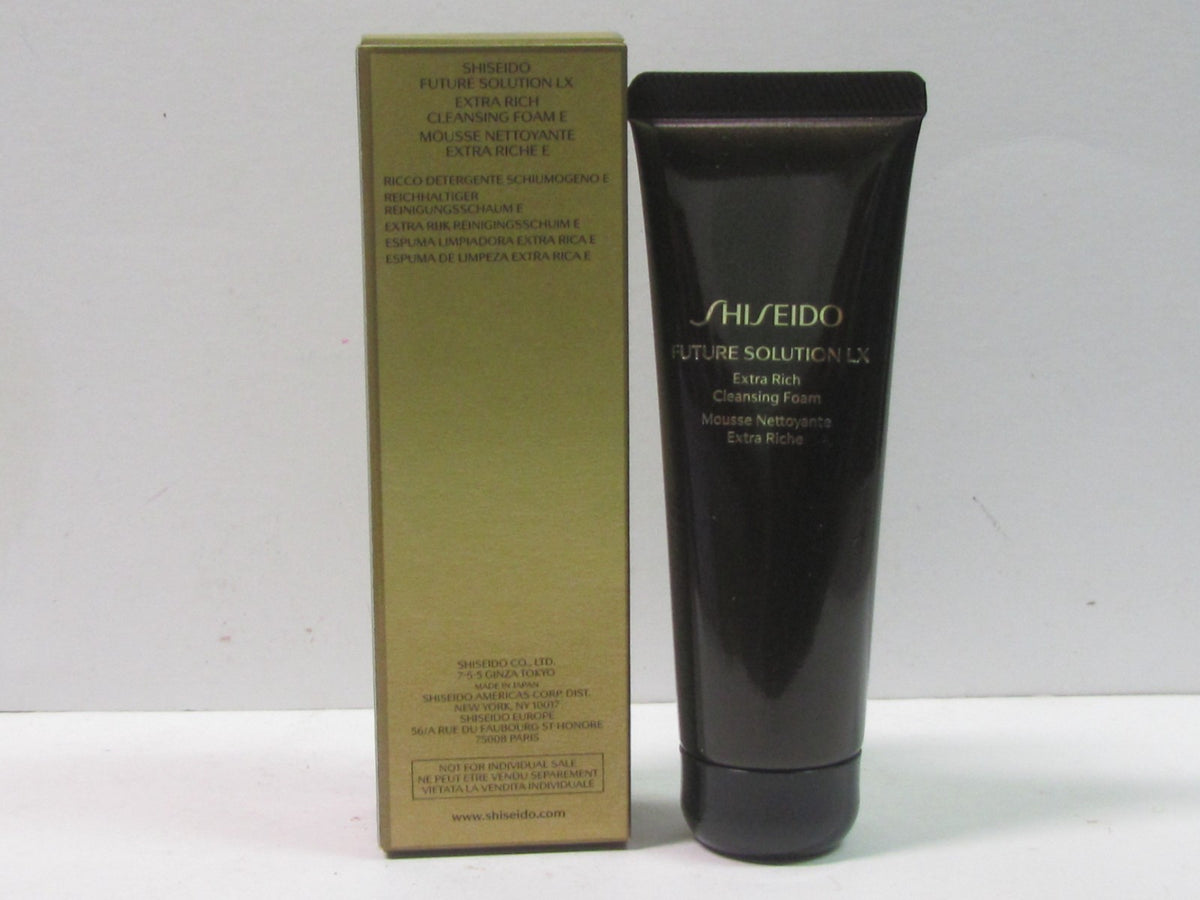 Shiseido Future Solution RX Extra Rich Cleansing Foam 1.8 oz - Gentle Skin Cleanser