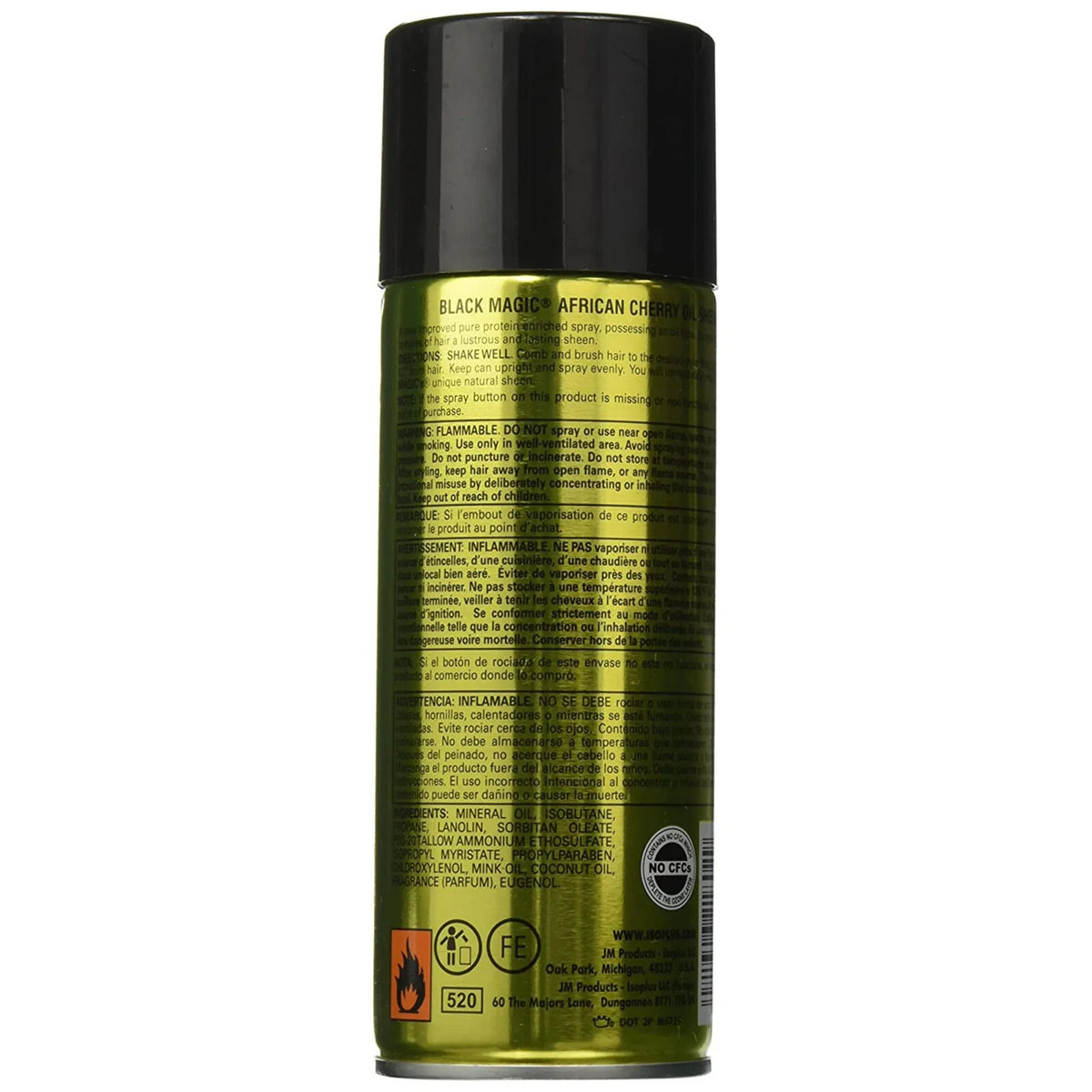 African Coconut Cherry Oil Sheen Spray for Hair 10.5oz - Lustrous Shine