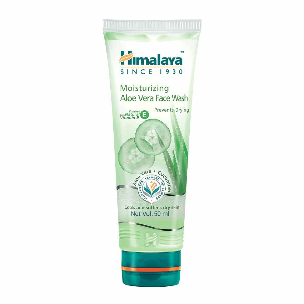 Himalaya Aloe Vera Face Wash - Moisturizing 100ml Natural Skin Care