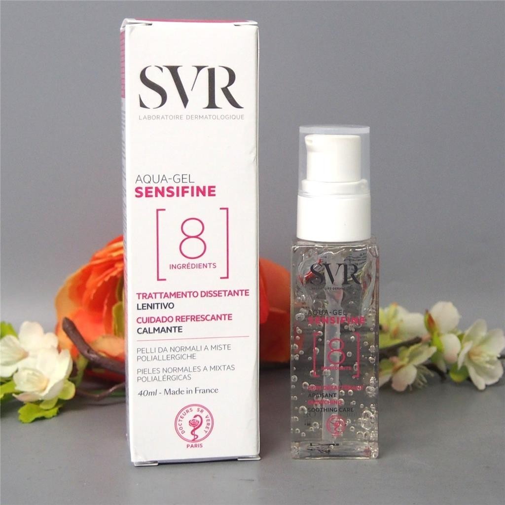 2 PACK SVR Sensifine Aqua-Gel 8 -normal to combo skin- 40ml / 1.4oz