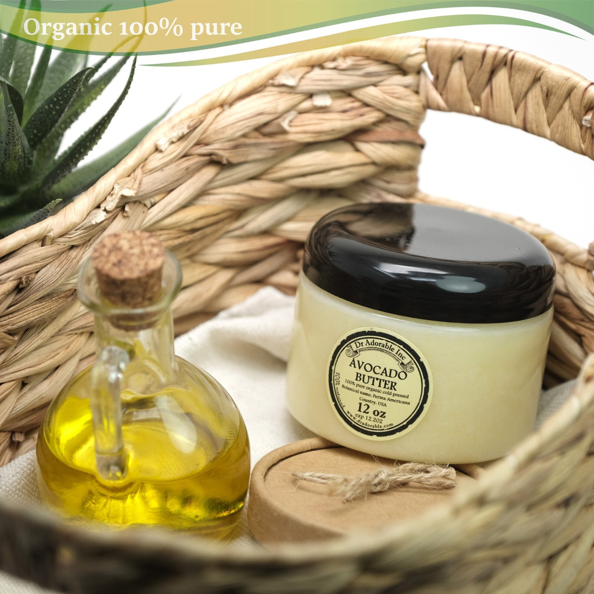 Organic Avocado Butter - Cold Pressed Pure