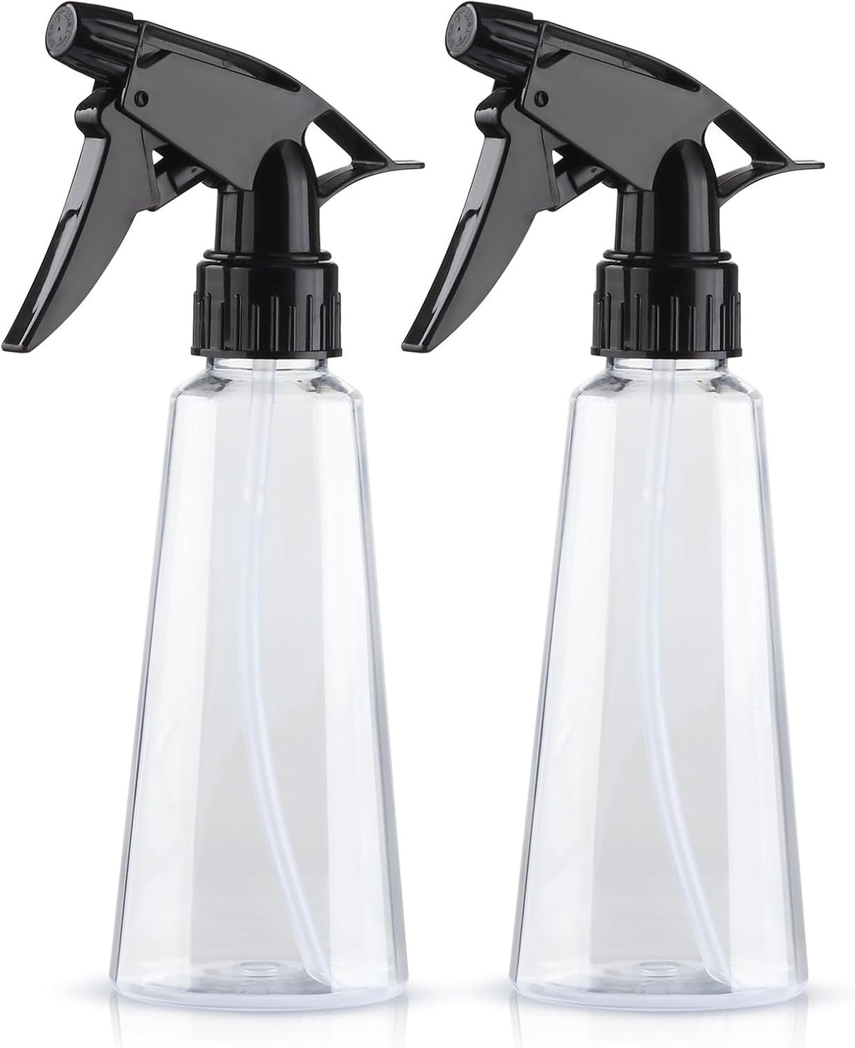 Refillable Spray Bottles 2 Pack - 9.4 oz Plastic Mist & Water Spray