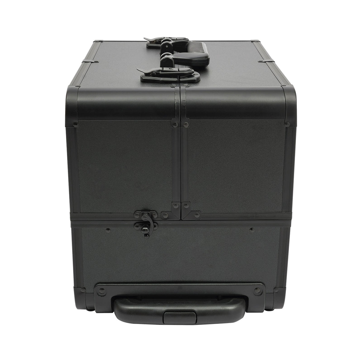 Lockable Rolling Makeup Case with 6 Trays - Multi-Layer Cosmetic Storage