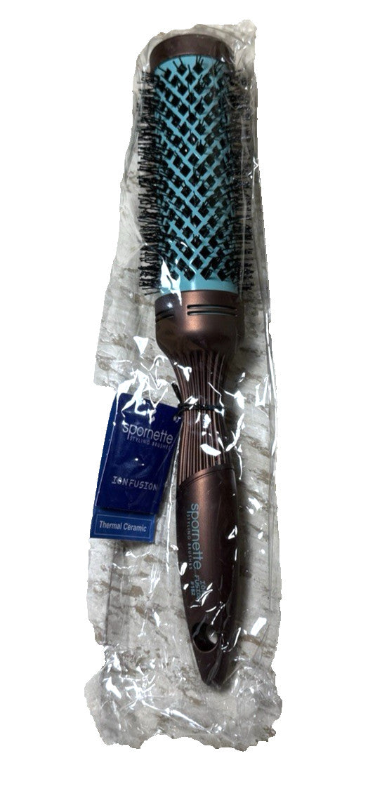 Thermal Ceramic Hair Styling Iron 2 Inch Brown with Aqua