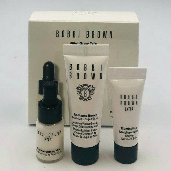 Mini Glow Skincare Set - Radiance Mask, Repair Milk & Moisture Balm