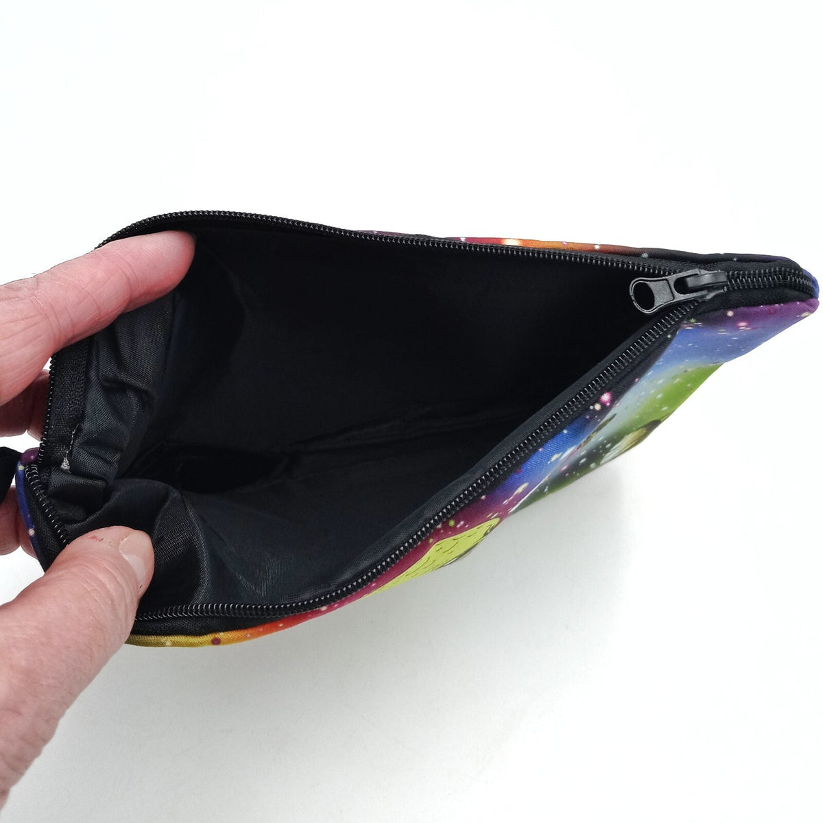 Space Alien Chill Out Makeup Pouch Bag - 9x6 Inch Travel Organizer
